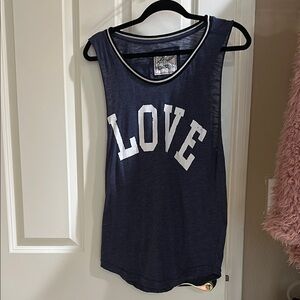 Women's Navy Blue Tank Top